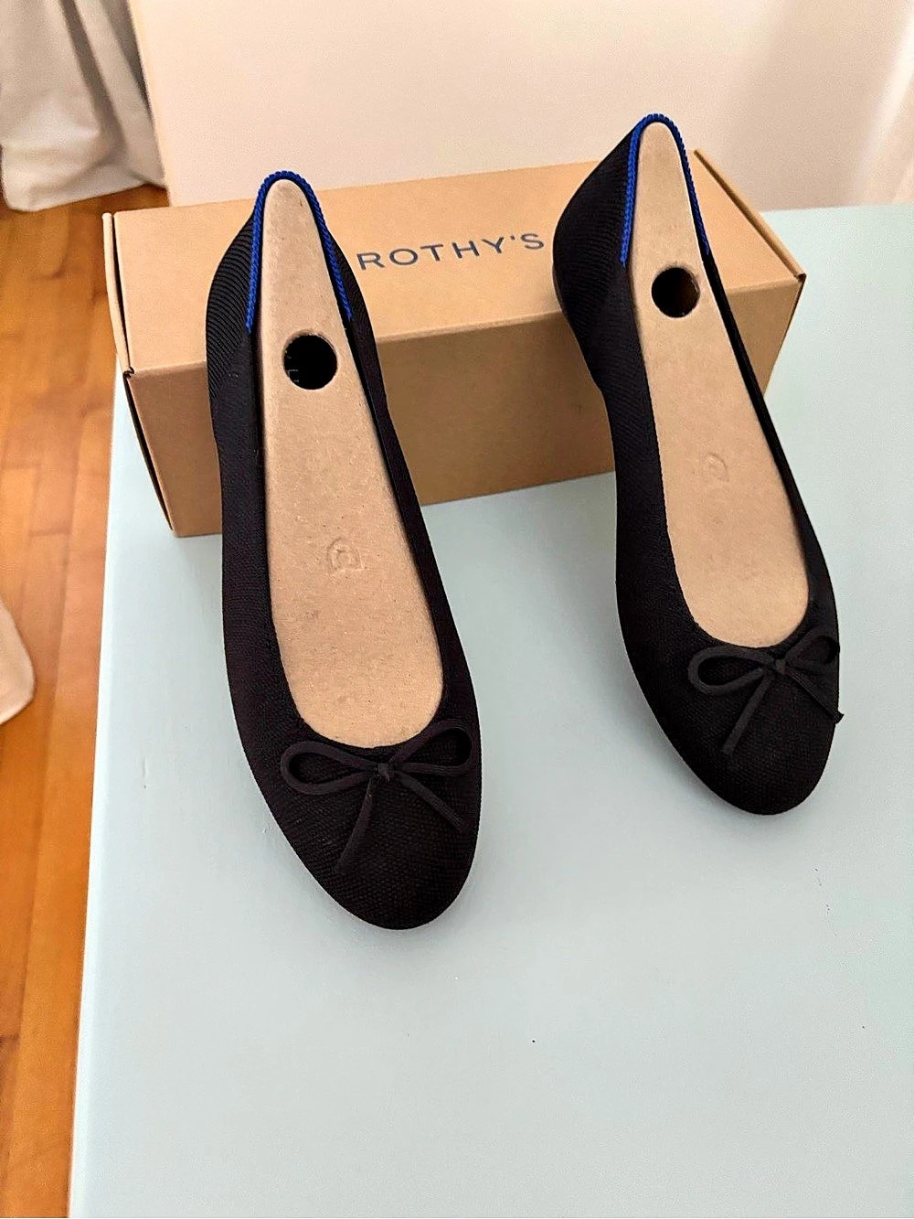 Rothy’s  Ballet Flat Like new Black sz 8.5